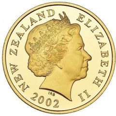 10 Dollars - Elizabeth II 4th Portrait, America`s Cup, Gold Proof