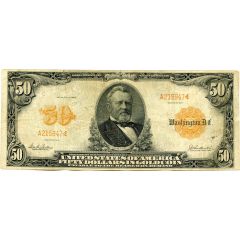 50 Dollars Gold Certificate