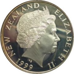 5 Dollars - Elizabeth II 4th Portrait, Wellington