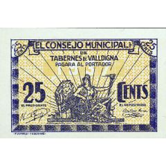 25 Céntimos Tabernes de Valldigna