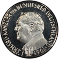 3 Argenteus - Aureus Magnus Ludwig Erhard