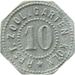 10 Pfennigs - Köln Rest. Zool. Garten