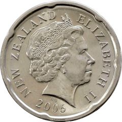 20 Cents - Elizabeth II 4th portrait, Pukaki, magnetic