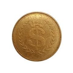Token - No Cash Value Crown & Wreath
