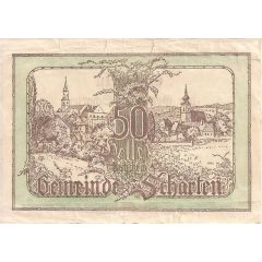 50 Heller Scharten