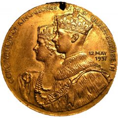 Medal - George VI and Elizabeth Coronation Sutton Coldfield