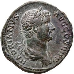 Dupondius or As - Hadrian RESTITVTORI ASIAE S C, Asia