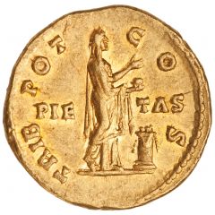 Aureus - Antoninus Pius TRIB POT COS PIETAS, Pietas