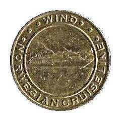 Token - Caribbean Mint Norwegian Cruise Line - Wind