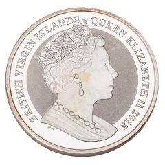 1 Dollar - Elizabeth II Pegasus, 1oz Reverse Frosted Silver Bullion