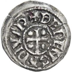 Denier - Berengar I third coinage, as king, Pavia