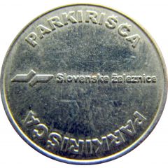 Parking Token - Slovenian Railways Ljubljana