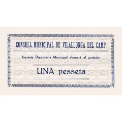 1 Peseta Vilallonga del Camp