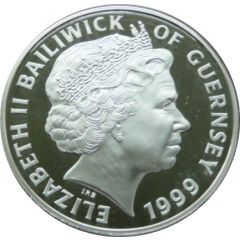 5 Pounds - Elizabeth II Prince Edward and Sophie - Silver