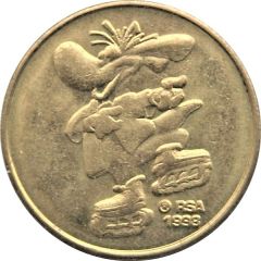 Arcade Token - Roller Roo 25 mm