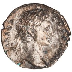 Denarius - Augustus and Agrippa IMP CAES TRAIAN AVG GER DAC P P REST M AGRIPPA COS TER COSSVS LENTVLVS