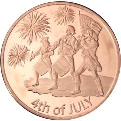 1 oz Copper 4th of July