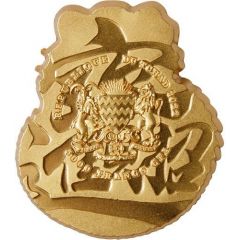 5000 Francs CFA Fortune Bag, gold plated