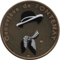 Monnaie de Paris Tourist Token - Geneviève de Fontenay / Comptoir Européen de l`Or