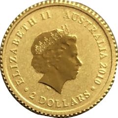2 Dollars - Elizabeth II 4th Portrait - Mini Roo - Gold Bullion Coin