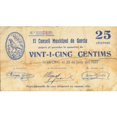 25 Céntimos Garcia