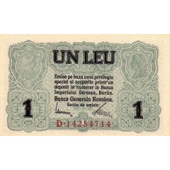 1 Leu BGR - German Occupation
