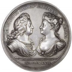 Medal - George II The Royal Family, silver