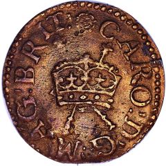 1 Farthing - Charles I Richmond issue, type 4