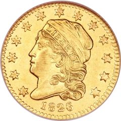 2 1/2 Dollars `Capped Head - Quarter Eagle`