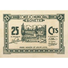 25 Céntimos Bonete