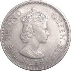 50 Cents - Elizabeth II 1st portrait