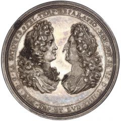 Medal - Peace of Baden Map of Europe