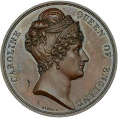 Medal - George IV Return to England, Renkin, bronze