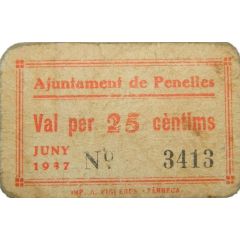 25 Céntimos Penelles