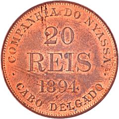 20 Réis Companhia do Niassa