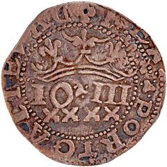 XXXX Reais `Real Português` - João III Cross with big quadrifoils and points, Porto mint