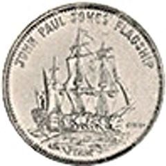 Token - Shell`s Famous Facts and Faces Game John Paul Jones` Flagship