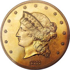 50 Dollars `Half Union` Pattern, gold