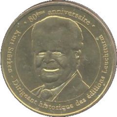 Monnaie de Paris Tourist Token - Leuchtturm Kurt Stürken - 80ème anniversaire