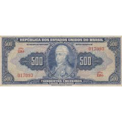 500 Cruzeiros Thesouro Nacional, 1st print, Autographed