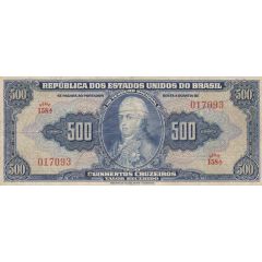 500 Cruzeiros Thesouro Nacional, 1st print, Autographed