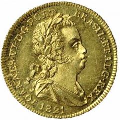 1/2 Escudo - João VI Lisboa mint