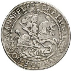 1/2 Thaler - Christoph II, John Albert I and Bruno II