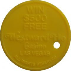 1 Free Play Token - Westward Ho Casino Las Vegas, Nevada