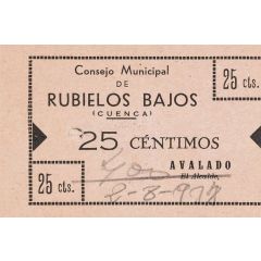 25 Céntimos Rubielos Bajos