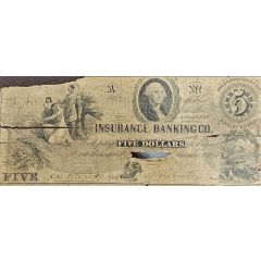 5 Dollars Cherokee Insurance & Banking Co.