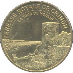 Monnaie de Paris Tourist Token - Forteresse Royale de Chinon La tour du Moulin
