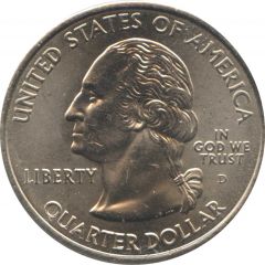 1/4 Dollar `Washington Quarter` Illinois