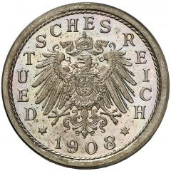25 Pfennig - Wilhelm II Pattern