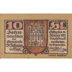10 Heller St. Johann in Tirol